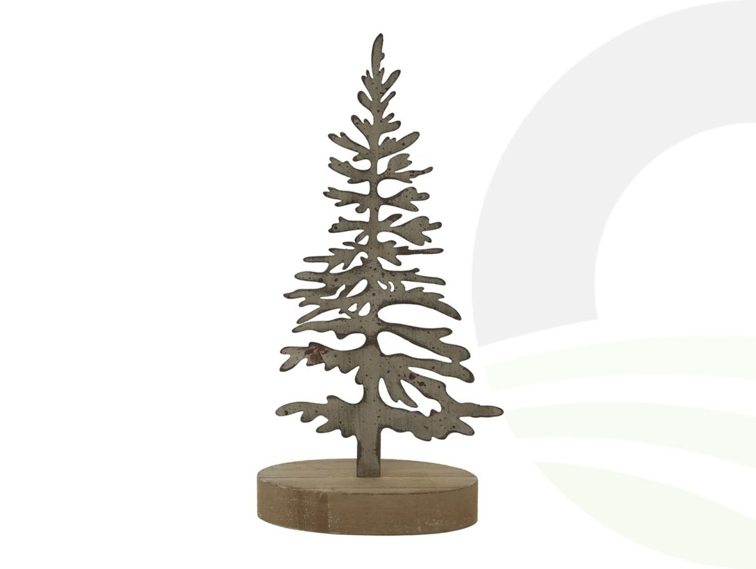 Rustic Silhouette Tree On Stand