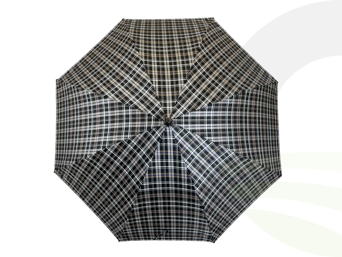Everyday Tartan Black Umbrella