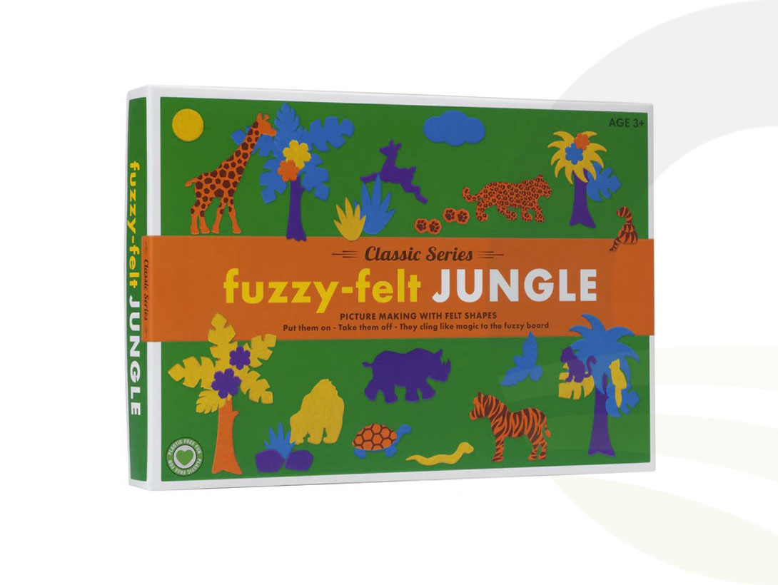 Fuzzy Felt Retro Jungle 