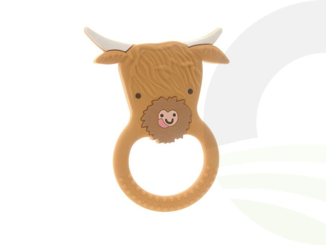 Highland Cow Teether Silicone