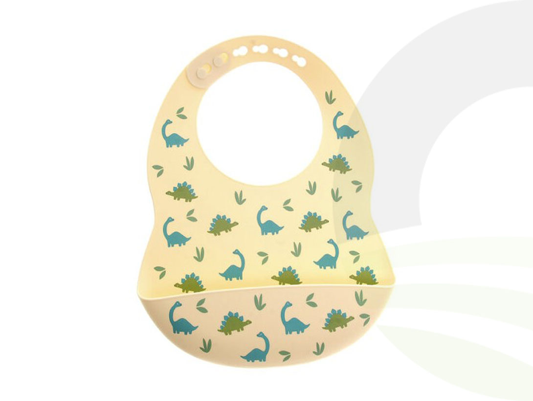 Catch It Silicone Bib Dinosaur