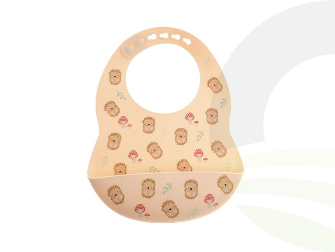 Catch It Silicone Bib Hedgehog