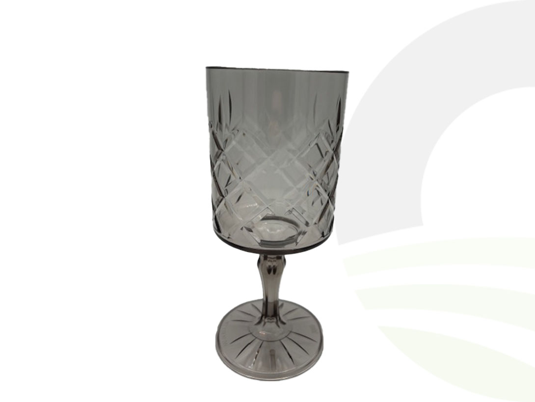 Elegance Tinted Crystal Wine Glass