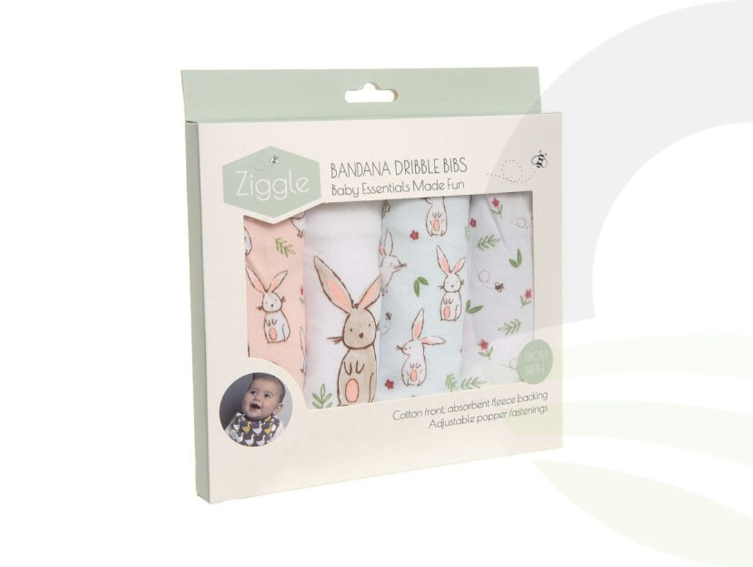 Bunnies Bib Set