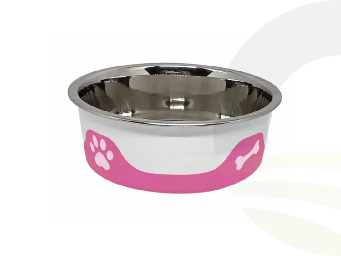 ThermaCool Dog Bowl Hot Pink S (Size: S)