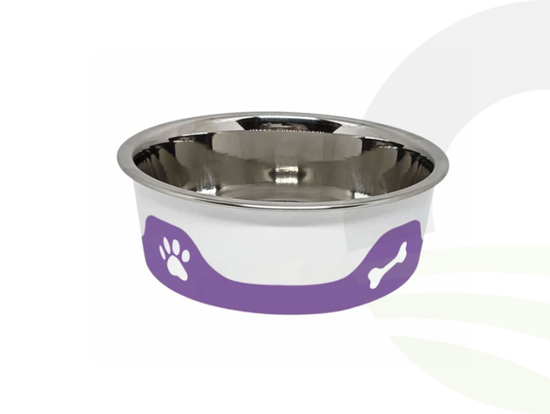 ThermaCool Dog Bowl Grape S (Size: S)