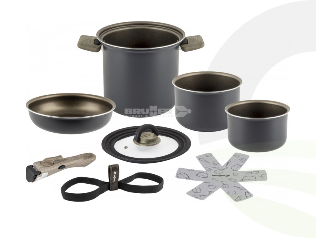 Brunner Torralta &Oslash; 18cm Stackable Pot Set 