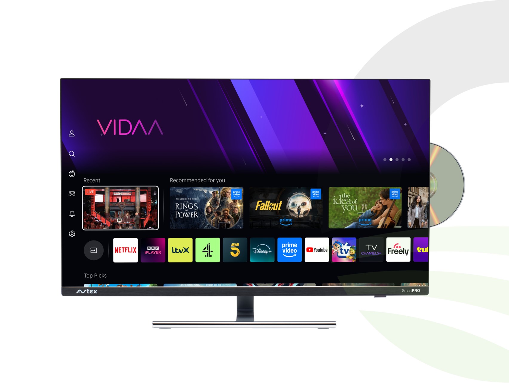 Avtex 21.5" Freely SmartPro TV-DVD Combi AV21DS (Size: 21.5")