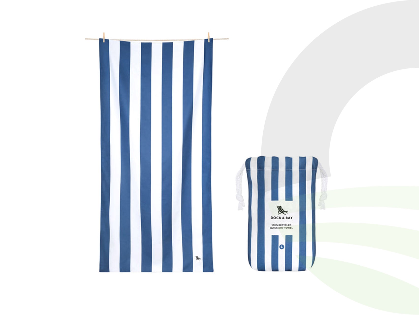 Dock & Bay Whitsunday Blue XL Quick Dry Towel 