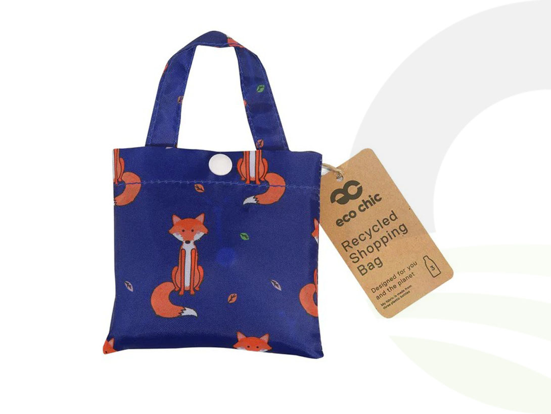 Navy Foxes Shopper (Size: Navy Foxes)