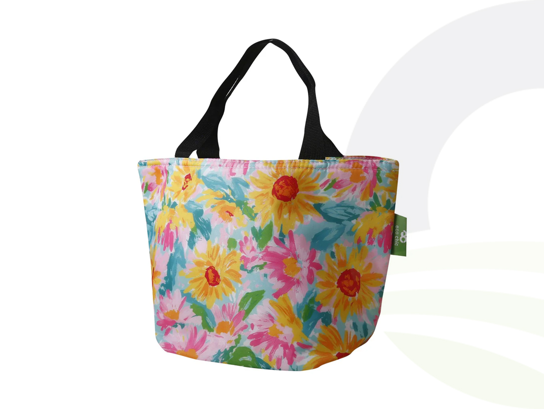 Blue Sunflower Lunch Bag