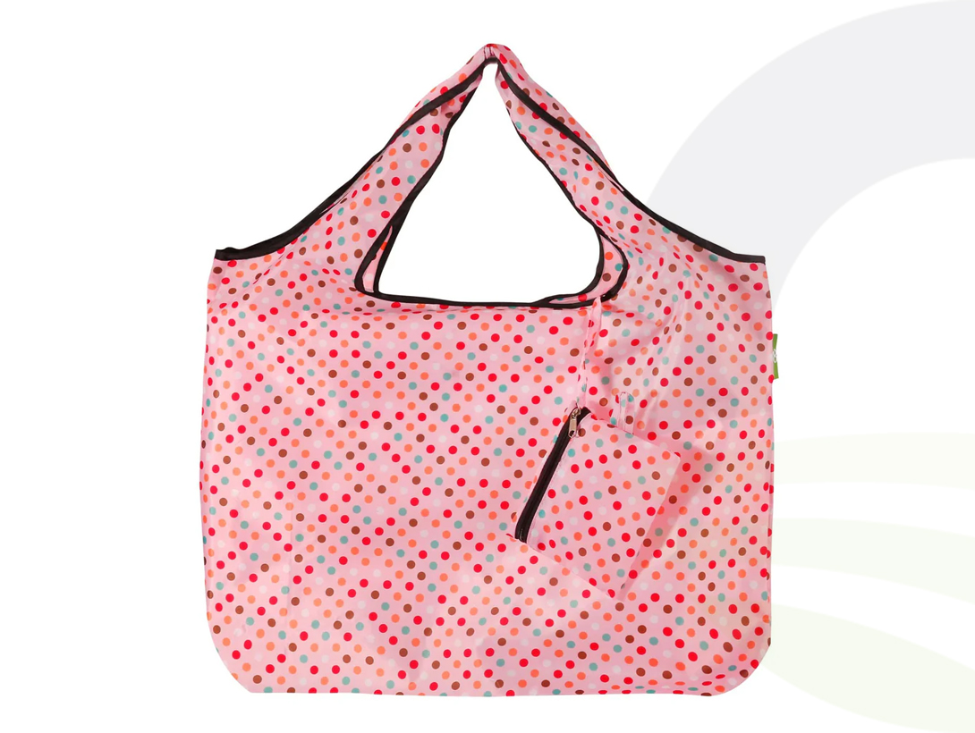 Polka Dots Large Shopping Bag 