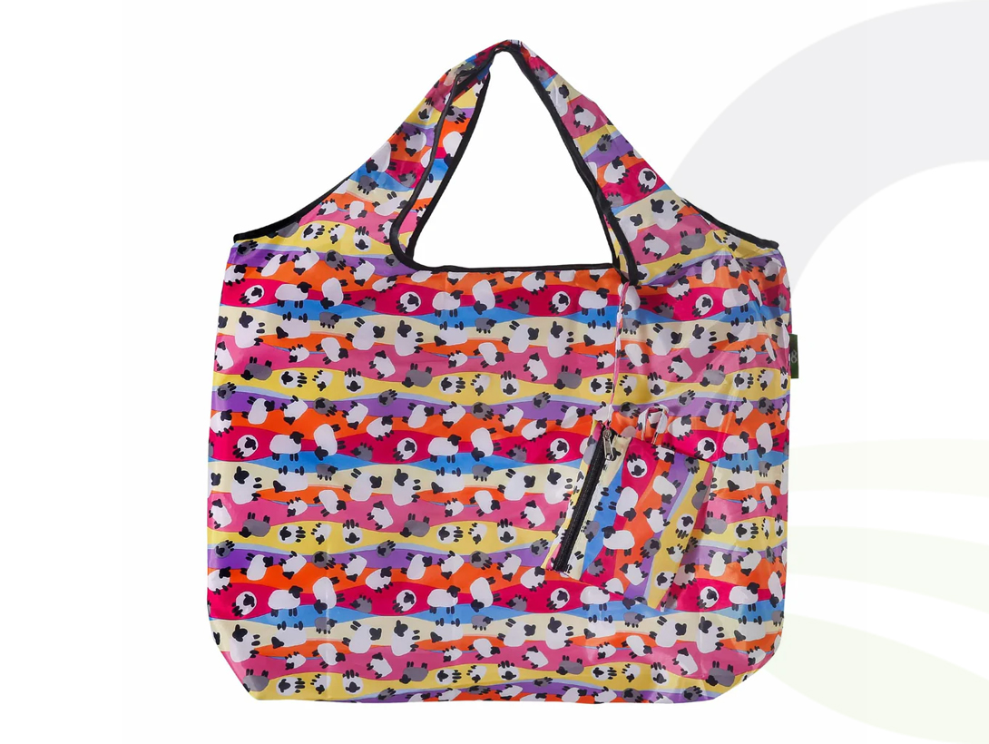 Colourful Sheep Large Shopping Bag 