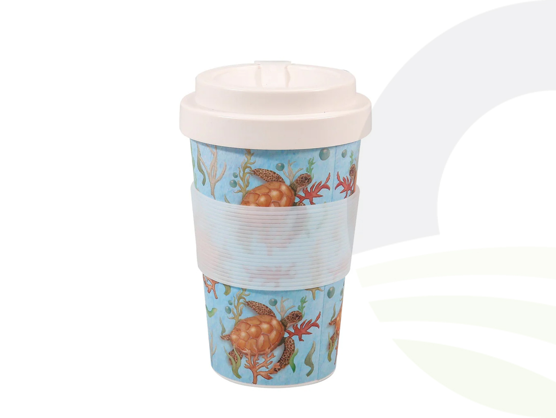 Blue Sea Turles Recycled Travel Cup