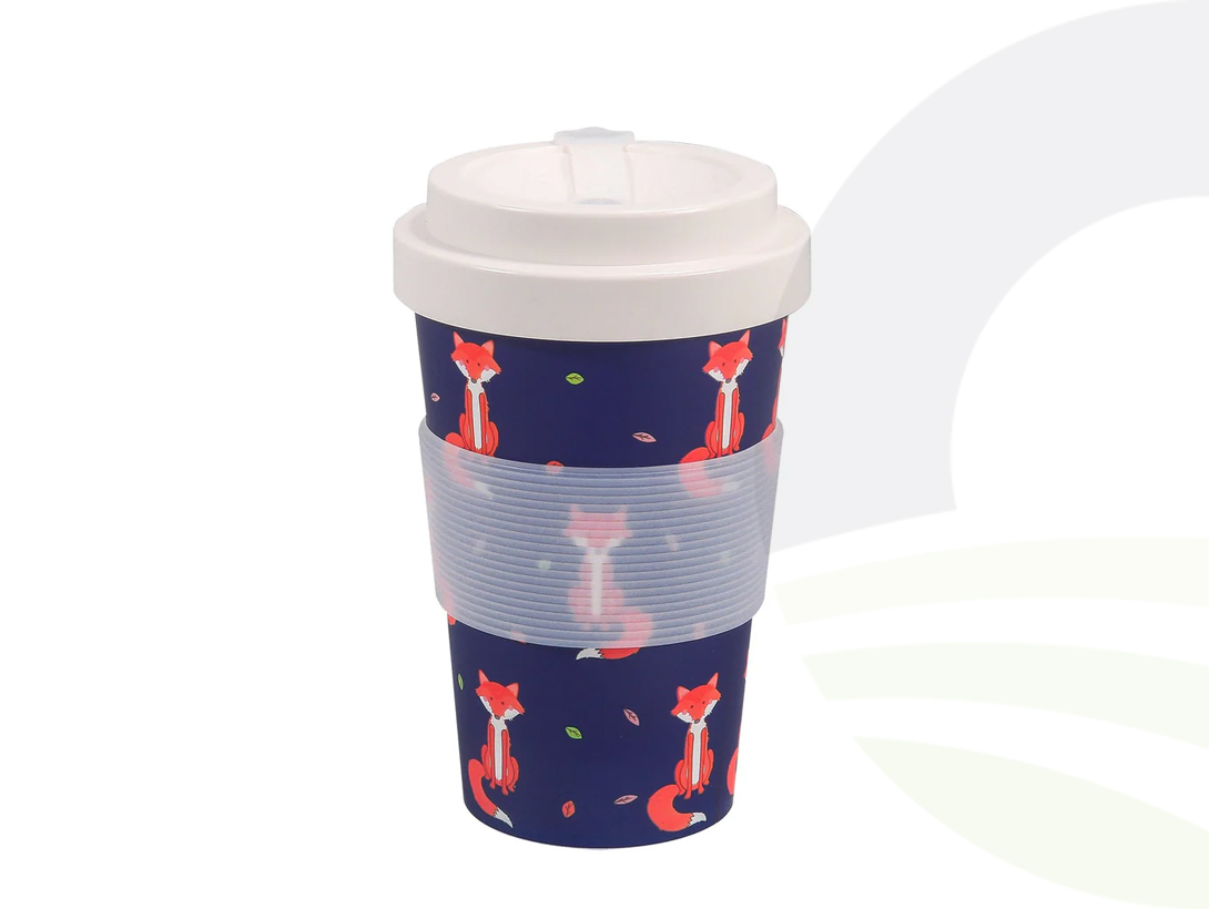 Navy Foxes Recycled Travel Cup