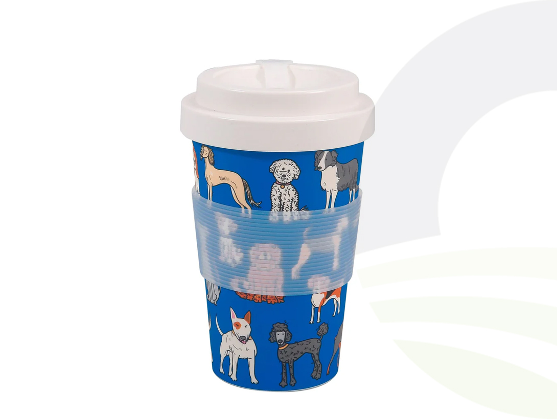 Blue Dogs Recycled Travel Cup