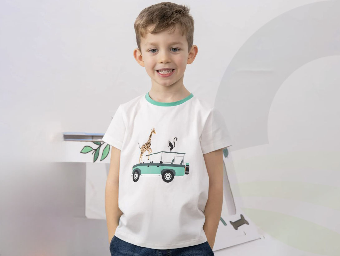 Oliver Short Sleeve 7-8 Animal Watch (Size: 7-8)