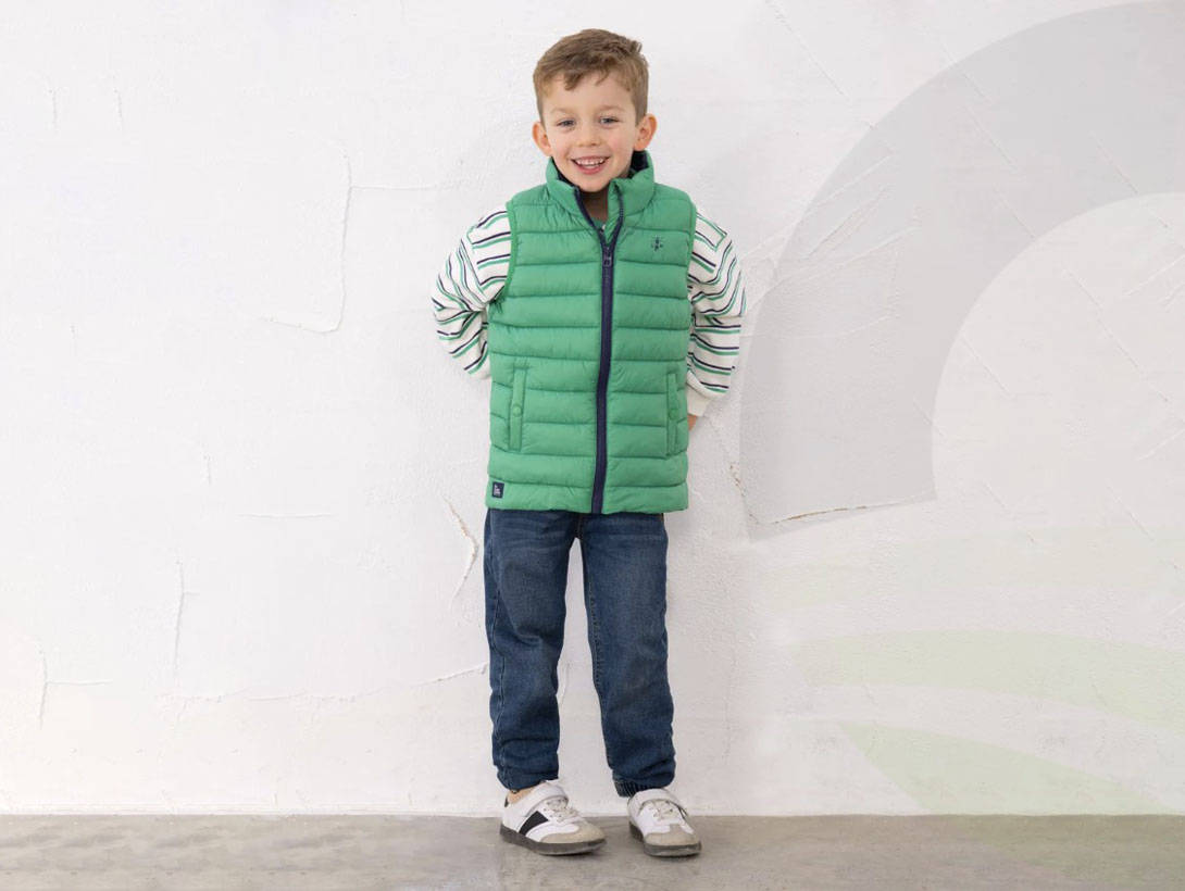 Abel Gilet Sea Green 7-8 (Size: 7-8)