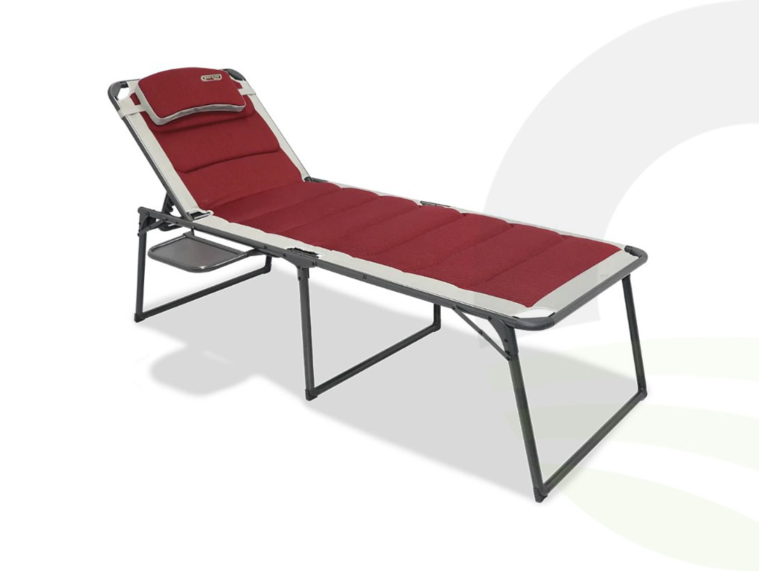 Quest Bordeaux Pro Lounge Bed With Side Table 