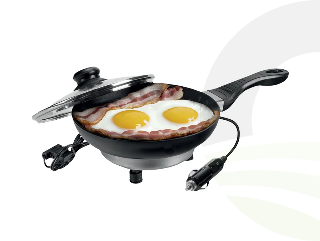 Quest 12V Frying Pan With Lid