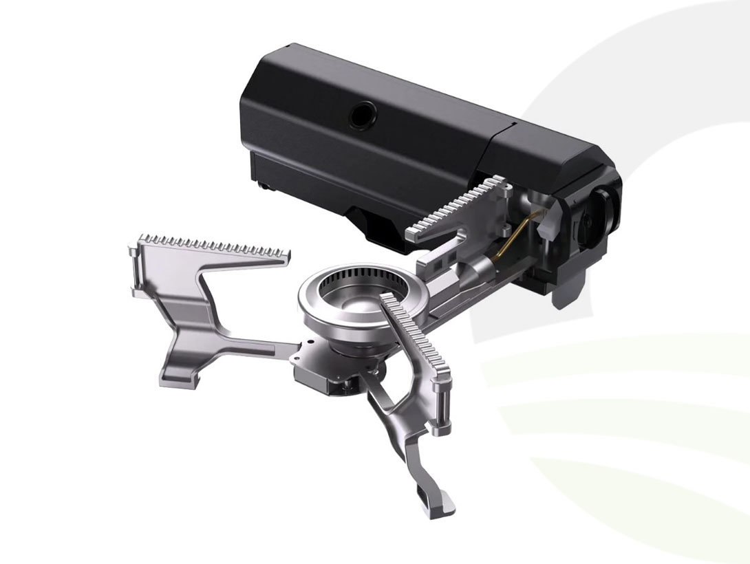 Quest Compact Folding Gas Stove Black