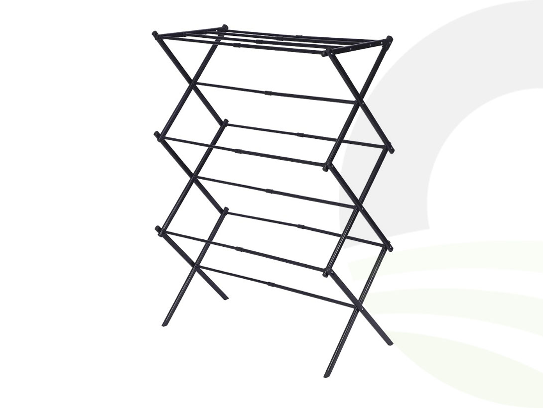 Quest Folding Airer Black