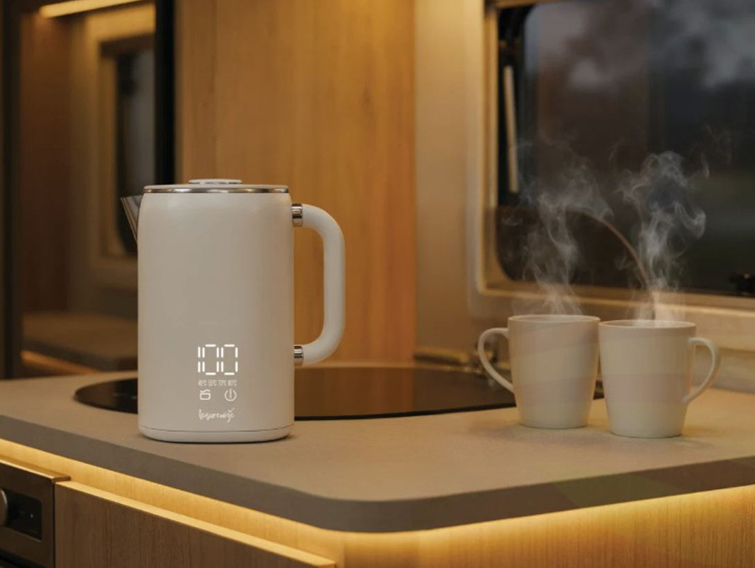 Leisurewize Sleek LED Kettle Grey (Colour: Grey)