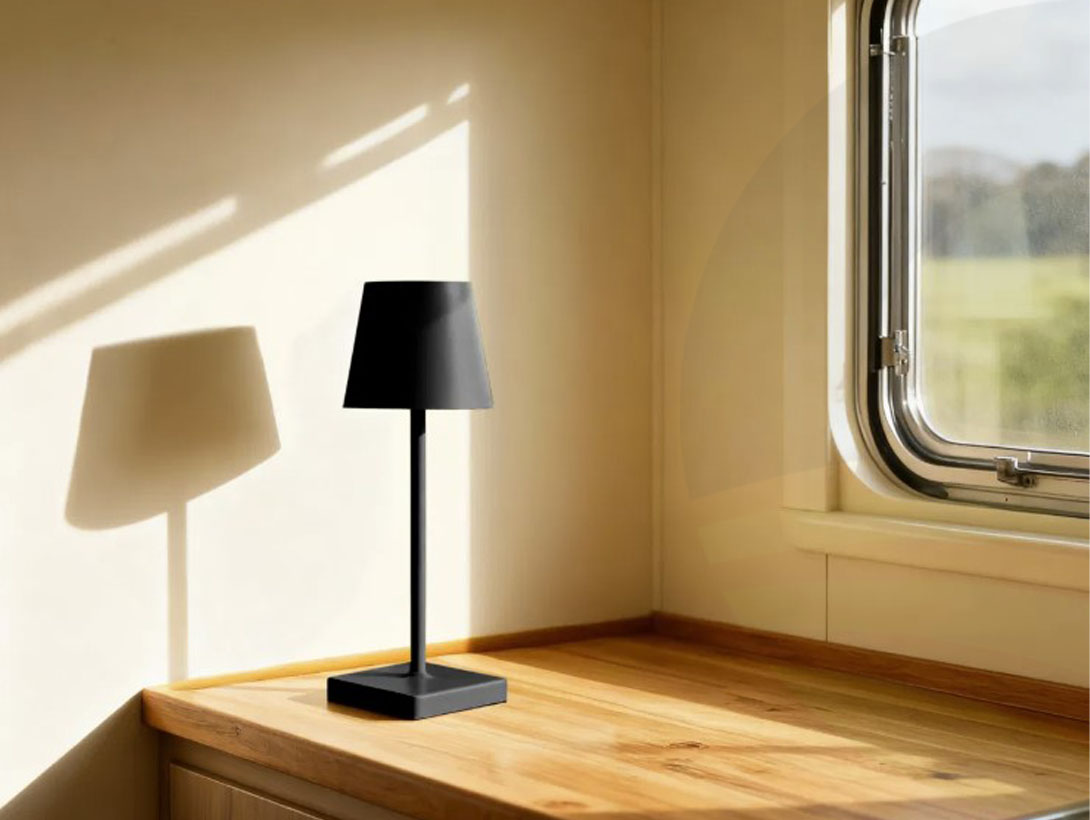 Leisurewize Table Lamp Lucia Black