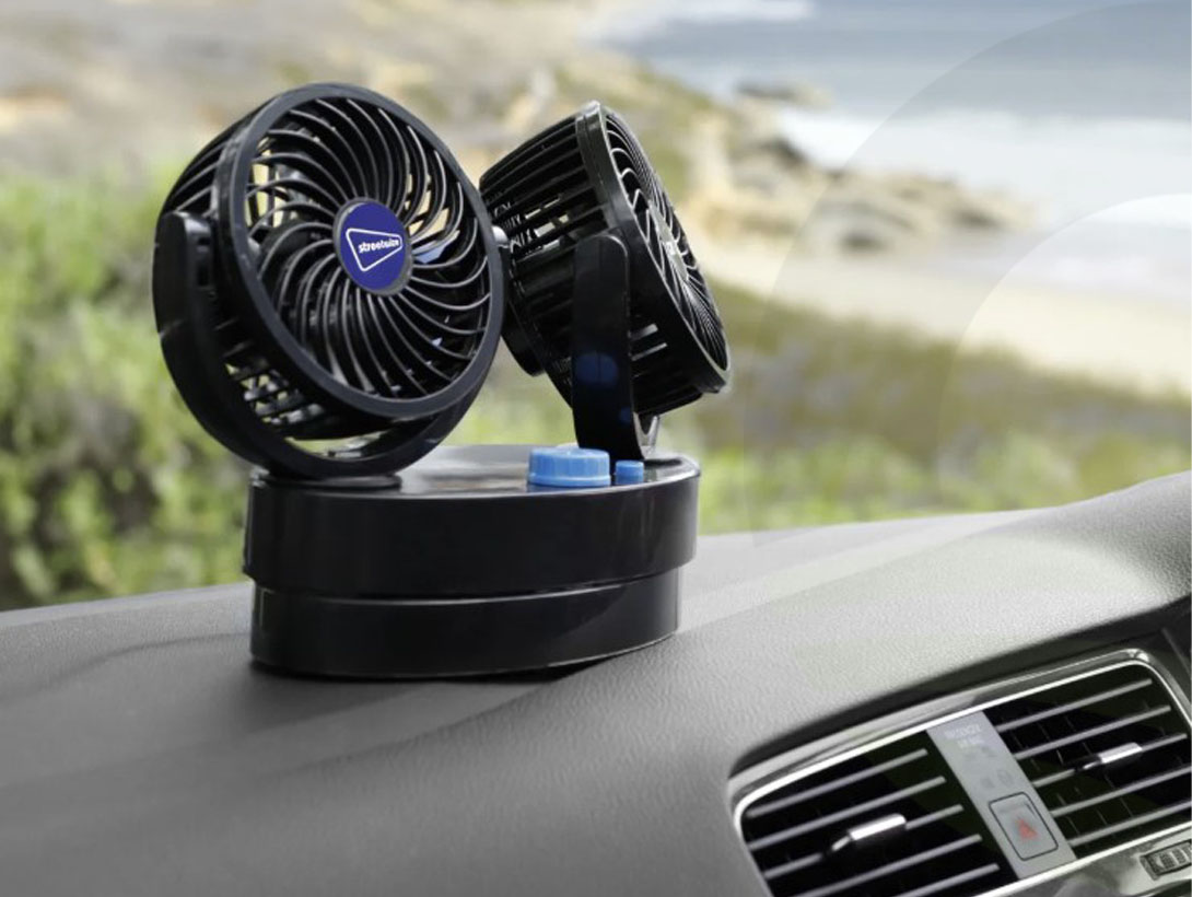 Streetwize Cyclone 2 Twin Power Fan