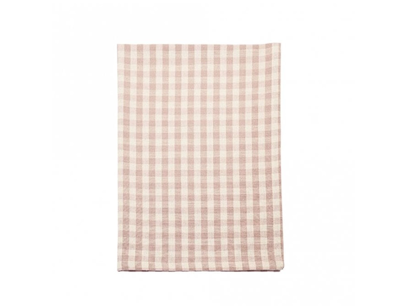 Walton&Co Plaster Pink Gingham Tea Towel 2pcs