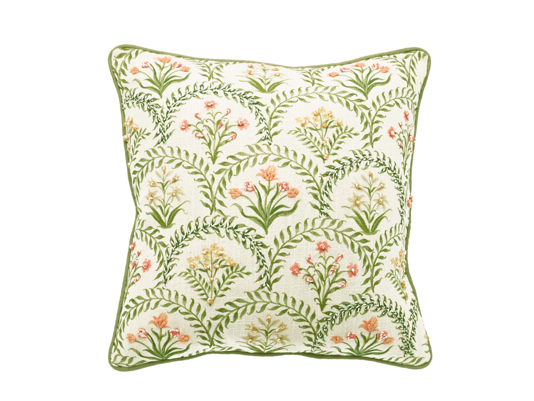 Walton&Co Embroidered Keswick Cushion Poly Fill