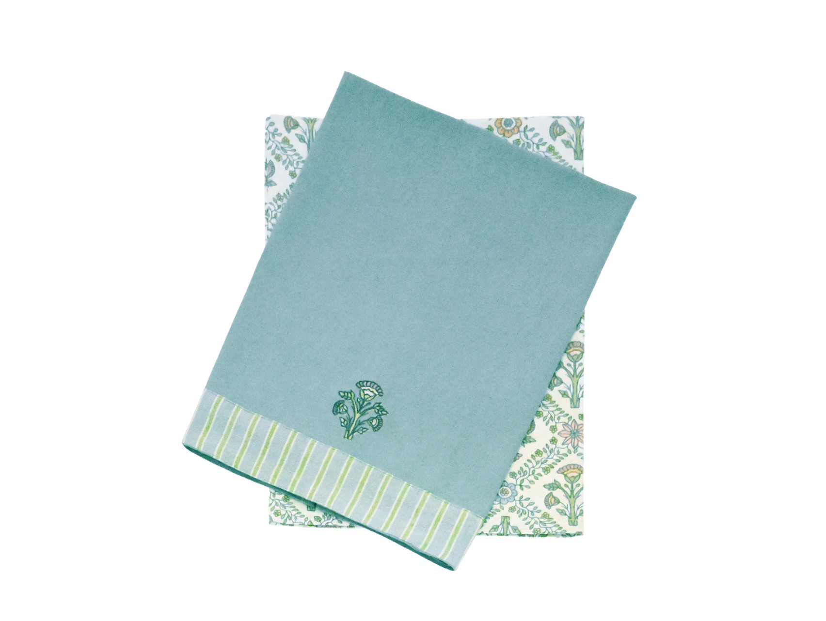 Walton&Co Trellis Tea Towel Set Of 2