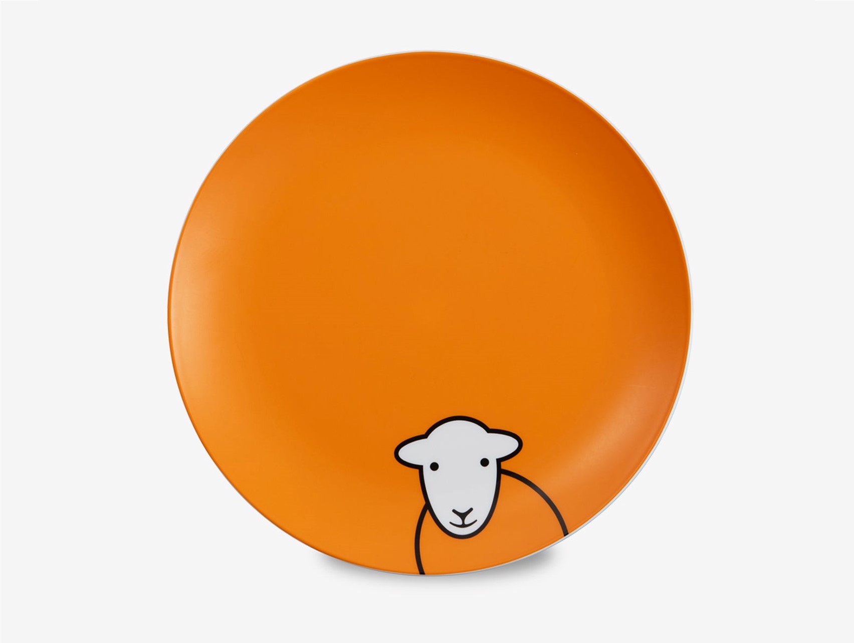 Herdy Hello Plate Orange