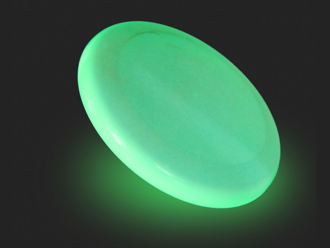 Glow In The Dark Tpr Frisbee 23.5Cm