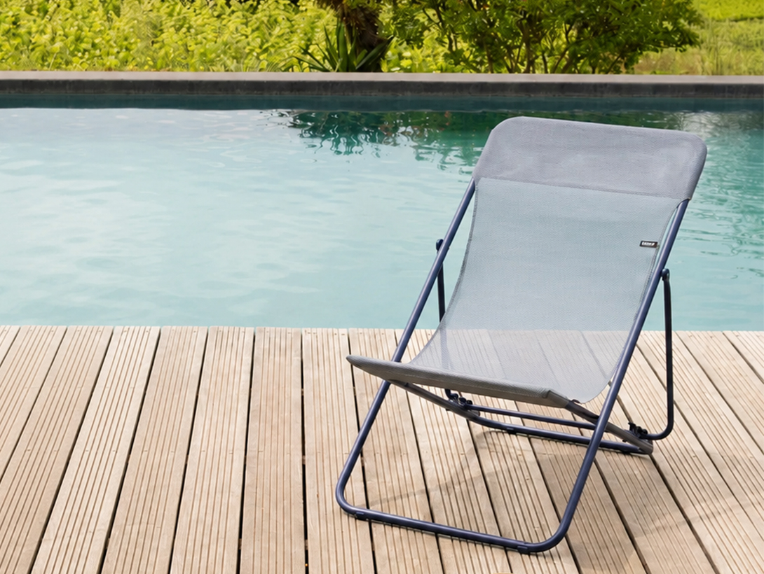 Lafuma Maxi Transat Indigo Deck Chair 