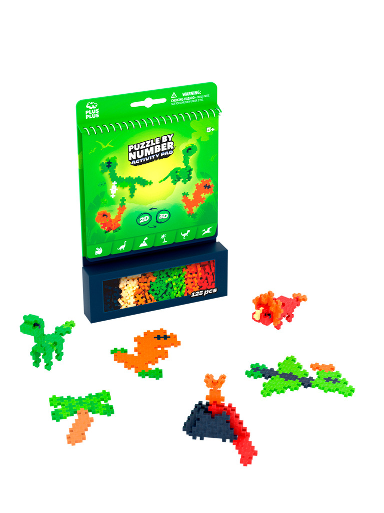 Plus-Plus Activity Pad - Dinosaurs