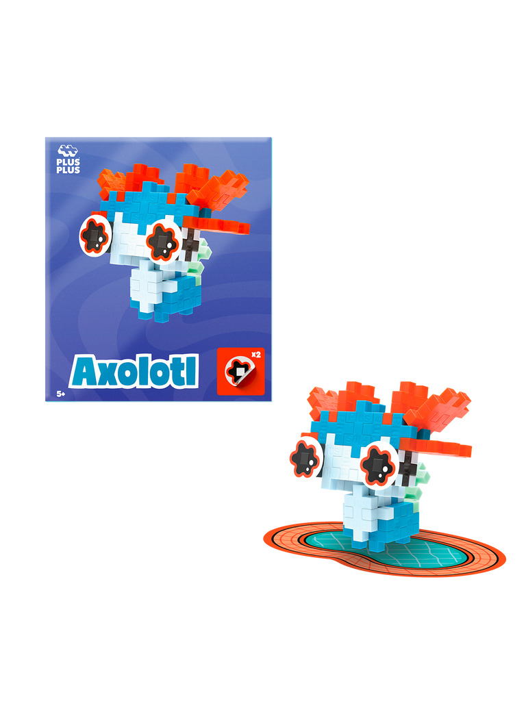 Plus-Plus Pet Packet - Blue Axolotl