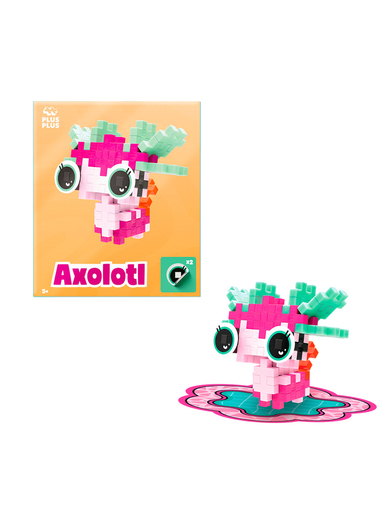 Plus-Plus Pet Packet - Pink Axolotl