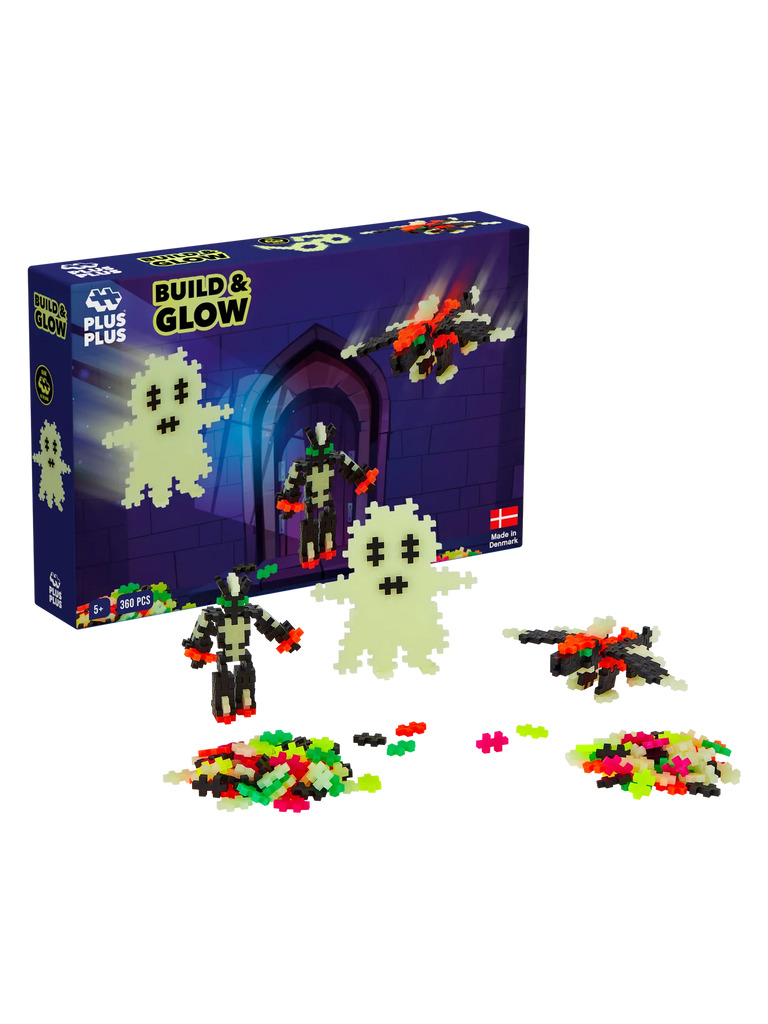 Plus-Plus Learn To Build 360 Pcs Glow