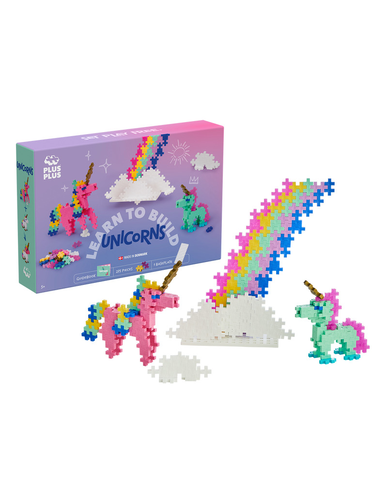 Plus-Plus Learn To Build 274 Pcs Unicorns