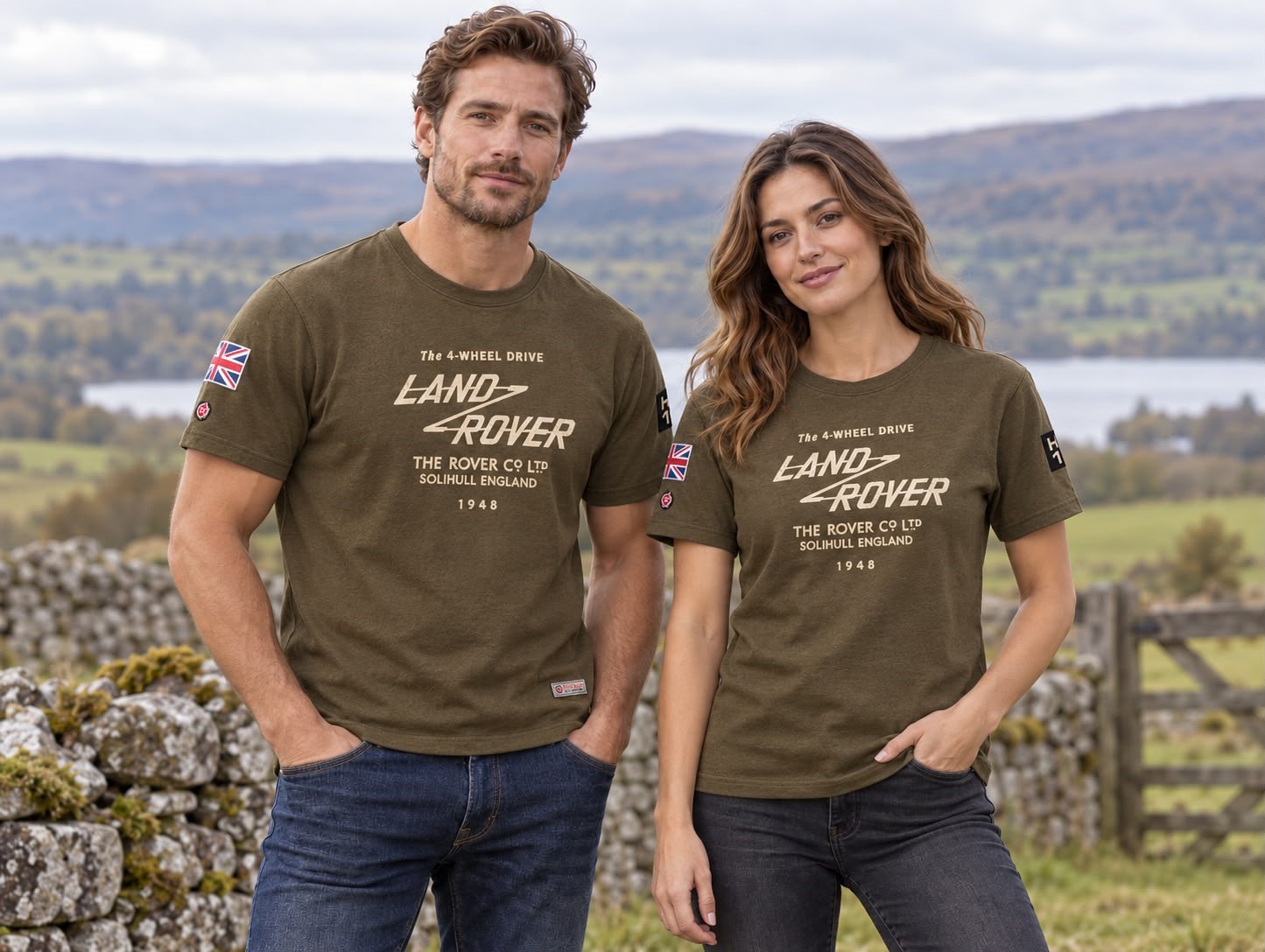 Land Rover Series 1 S/Sleeve T-shirt Olive L