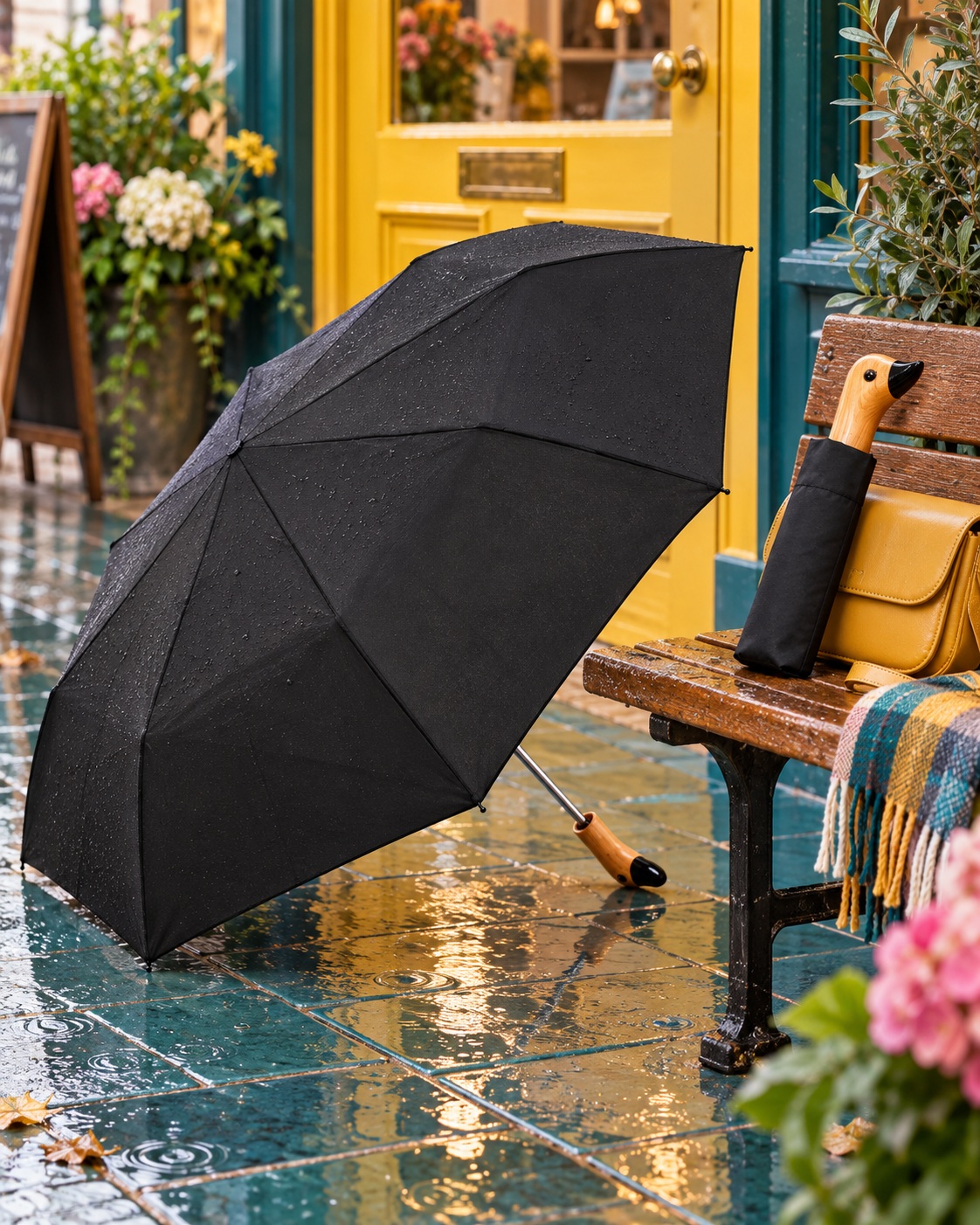 X-Brella Black Duckhead Umbrella