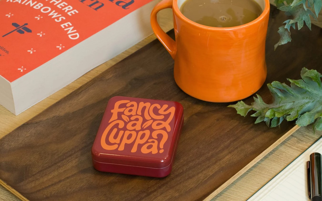TINIT Tea Bags Tin Cuppa Red