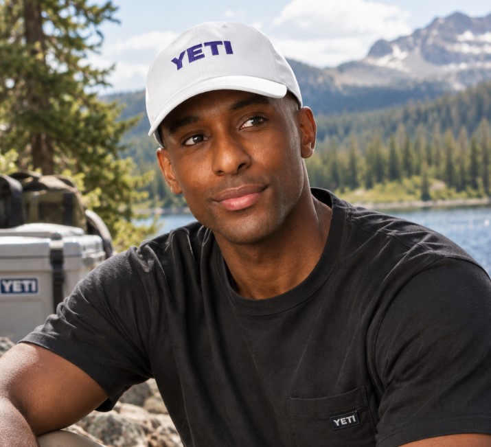 YETI Gray Performance Baseball Hat 