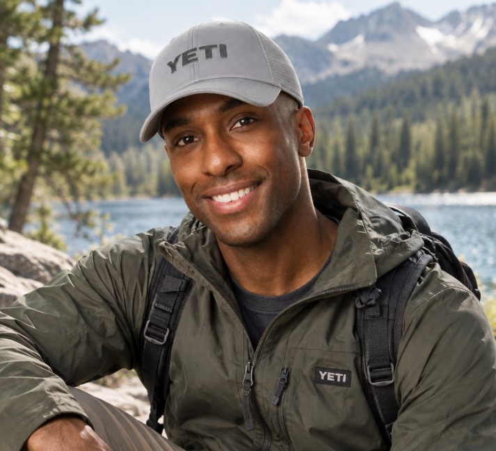 YETI Gray Structured Performance Hat