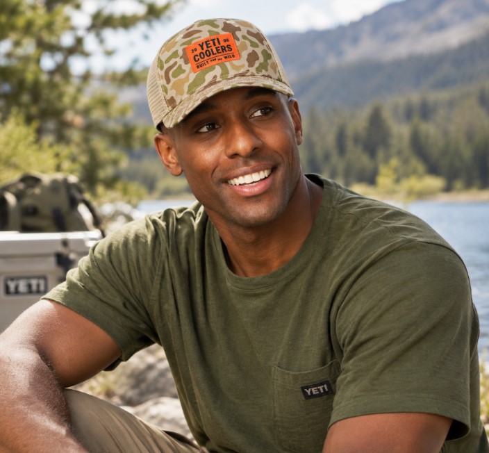 YETI Coolers Brown Camo Mid Pro Trucker Hat
