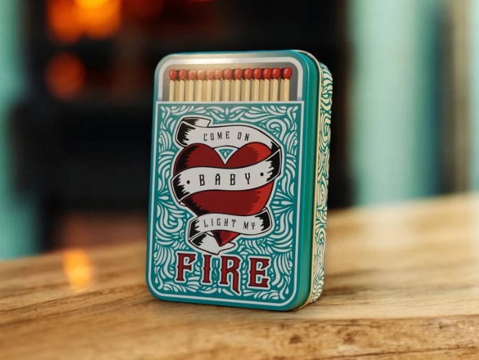 TINIT Matches Tin Light My Fire