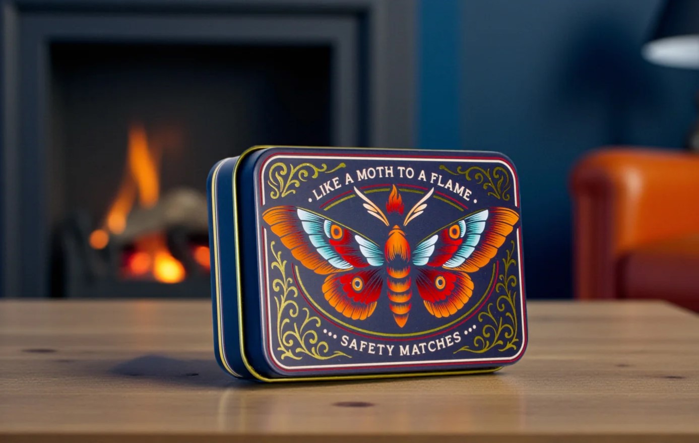 TINIT Matches Tin Like A Moth