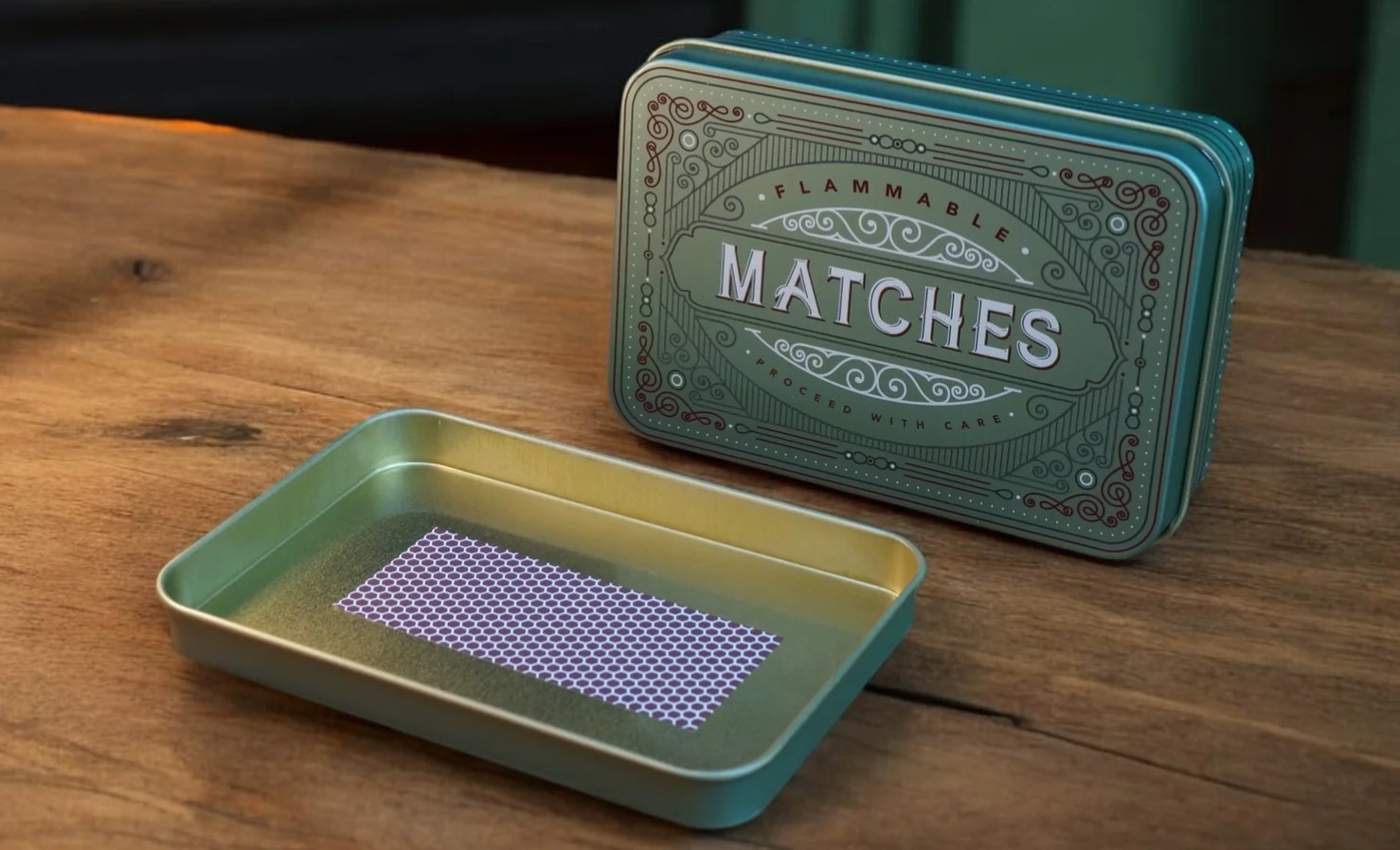 TINIT Matches Tin Sage Traditional