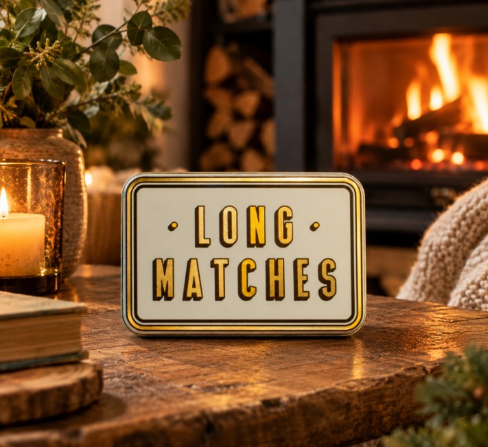 TINIT Long Matches Tin Putty